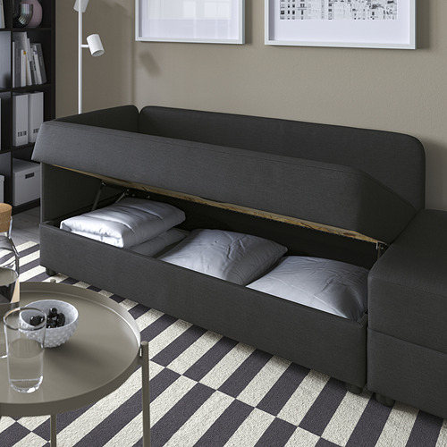 LINDÅKRA sofa tempat tidur 2 dudukan