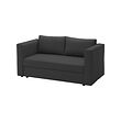 SKÖNABÄCK - 2-seat sofa-bed, Knisa dark grey