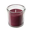 STÖRTSKÖN - Scented candle in glass, Berries/red, 20 hr