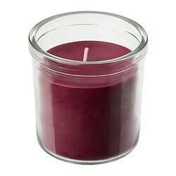 STÖRTSKÖN - Scented candle in glass, Berries/red, 40 hr