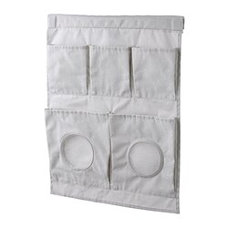 LEN - Hanging storage, dotted/light grey, 45x64 cm