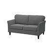 EKHOLMA - Sofa 2 dudukan, Hakebo abu-abu tua
