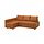 FRIHETEN - sofabed sudut dengan penyimpanan, Faringe cokelat-oranye | IKEA Indonesia - PE954538_S1
