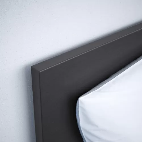 MALM bed frame with mattress