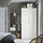 PAX/FORSAND - lemari pakaian, putih/putih, 100x60x201 cm | IKEA Indonesia - PE889083_S1