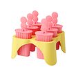 UPPFYLLD - Ice lolly maker, pink/yellow