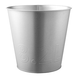 ÅKERBÄR - Plant pot, in/outdoor/galvanised, 24 cm