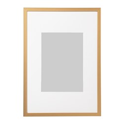 LOMVIKEN - Frame, gold-colour, 21x30 cm