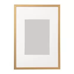 LOMVIKEN - Frame, gold-colour, 21x30 cm
