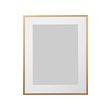 LOMVIKEN - Frame, gold-colour, 40x50 cm
