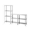 HYLLIS - Shelving unit in/outdoor, 180x27x74-140 cm