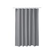 LUDDHAGTORN - Tirai shower, abu-abu, 180x200 cm