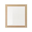 SINDVIK - glass door, white stained oak effect/clear glass, 60x64 cm | IKEA Indonesia - PE711504_S2