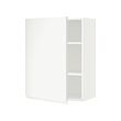 METOD - Wall cabinet with shelves, white/Voxtorp matt white, 60x37x80 cm