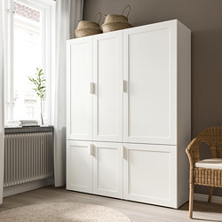 SANNIDAL - Pintu, putih, 40x120 cm