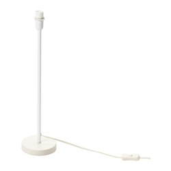 STRÅLA - Badan lampu meja, putih