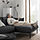 ÄPPLARYD - sofa 4 dudukan dengan chaise longue, Gunnared hitam/abu-abu | IKEA Indonesia - PE954782_S1