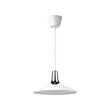 FYRTIOFYRA - Lampu gantung, efek krom/putih, 38 cm
