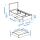 TONSTAD - bed frame with storage, off-white/Lönset, 90x200 cm | IKEA Indonesia - PE954793_S1