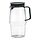 SKINNFISK - jug with lid, clear glass, 1.2 l | IKEA Indonesia - PE954808_S1