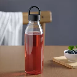 IKEA 365+ - Botol air, garis-garis/abu-abu tua, 0.7 l