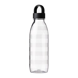 IKEA 365+ - Botol air, garis-garis/abu-abu tua, 0.7 l