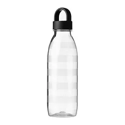 IKEA 365+ - Botol air, garis-garis/abu-abu tua, 0.7 l
