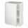 METOD - kabinet dasar dengan rak, putih/Voxtorp putih matt, 60x37x80 cm | IKEA Indonesia - PE545714_S1