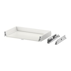 MAXIMERA - Drawer, low, white, 60x37 cm