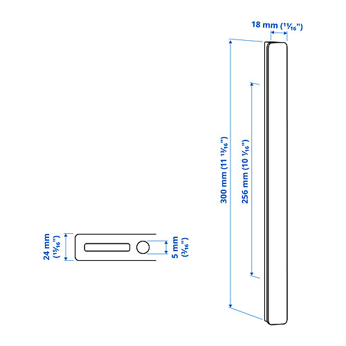 HACKÅS Measurement Illustration