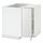 METOD - corner base cabinet with carousel, white/Voxtorp matt white, 88x88x80 cm | IKEA Indonesia - PE545934_S1