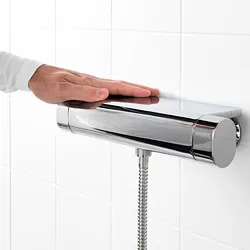 BROGRUND - Thermostatic shower mixer, dilapisi krom, 150 mm