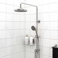 VOXNAN - Kit head/handshower dengan diverter, dilapisi krom