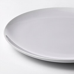 GODMIDDAG - Piring, putih, 26 cm