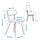 LISABO/LISABO - meja dan 2 kursi, kayu ash/Tallmyra putih/hitam, 88x78 cm | IKEA Indonesia - PE927109_S1