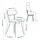 LISABO - kursi, hitam/Tallmyra hitam/abu-abu | IKEA Indonesia - PE927109_S1