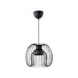 HEMMA/KALLFRONT - Pendant lamp, black, 32 cm