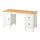 HEMNES - desk, white stain/light brown, 155x65 cm | IKEA Indonesia - PE889905_S1