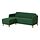 LINANÄS - sofa protector f so3 w chs longue, Vissle dark green | IKEA Indonesia - PE889924_S1