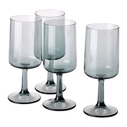 OMBONAD - Wine glass, grey, 41 cl