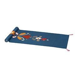 SLÄTTIKA - Taplak panjang, biru/merah, 35x130 cm