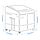 VÄTTERSÖ - kotak penyimpanan, luar ruang, abu-abu tua, 78x72x79 cm | IKEA Indonesia - PE927225_S1