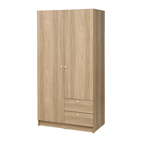 VILHATTEN Lemari pakaian 2 pintu dg 2 laci