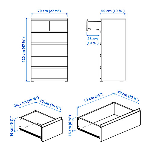 STORKLINTA Measurement Illustration