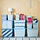 RYKTA - kotak penyimpanan dengan penutup, transparan abu-abu biru, 9x24x7 cm/0.5 l | IKEA Indonesia - PE955453_S1
