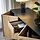 BOASTAD - sideboard, black/oak veneer, 161x52x75 cm | IKEA Indonesia - PE927289_S1