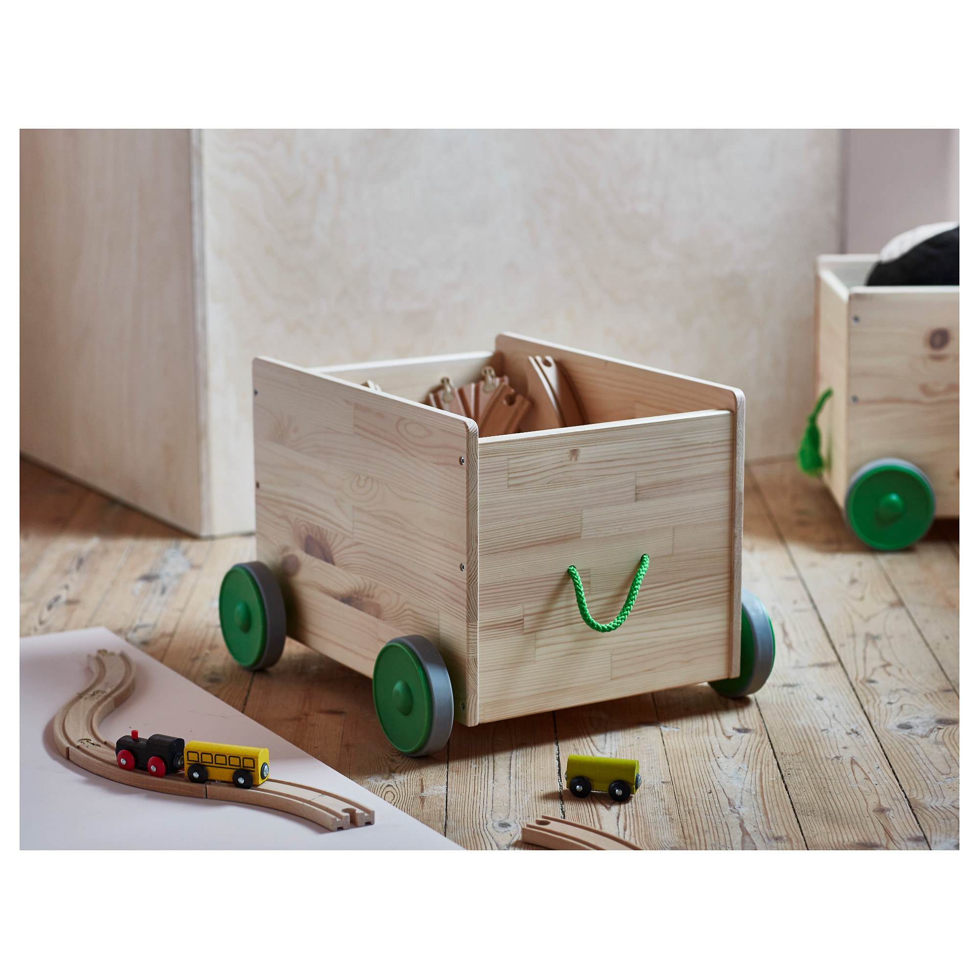 ikea toy box wooden