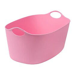 TORKIS - Flexi laundry basket, in-/outdoor, pink, 35 l