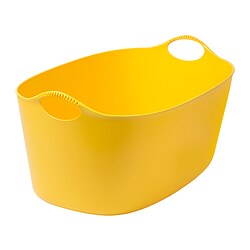 TORKIS - Flexi laundry basket, in-/outdoor, yellow, 35 l