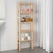 VILTO - Shelving unit, birch, 46x150 cm